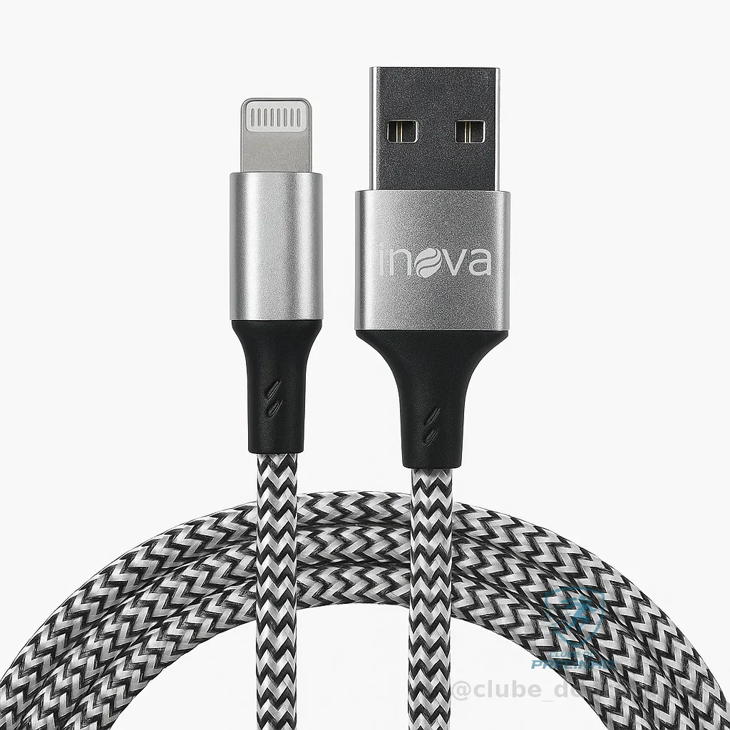 Cabo Carregador Apple iPhone iOS Reforçado 2 Metros Original Inova Shopee
