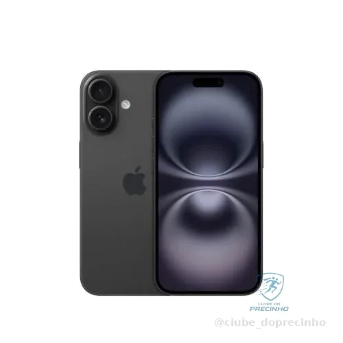 🔝 Apple iPhone 16 (128 GB) – Preto