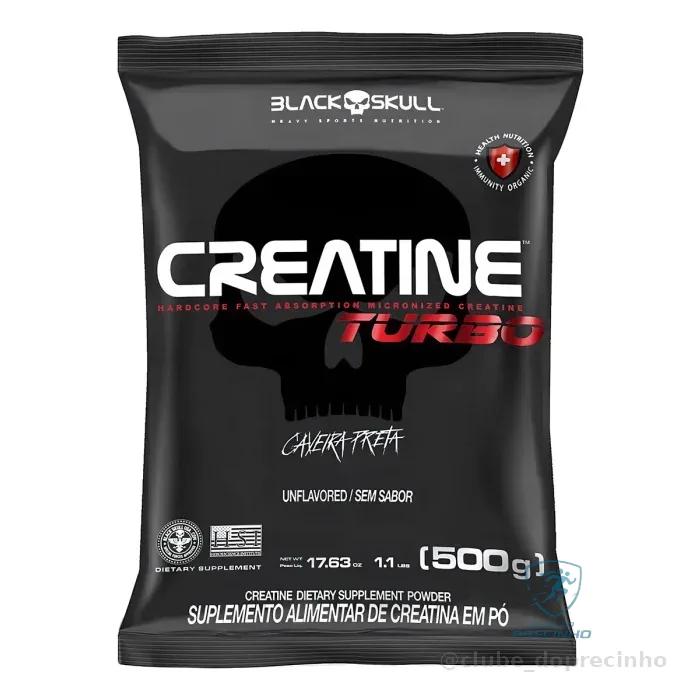 Caveira Preta Creatina 500g Mercado Livre