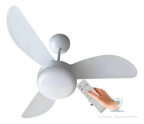 🚀 Ventilador De Teto C/ Controle 6 Vel. Fenix Ventisol 127/220v