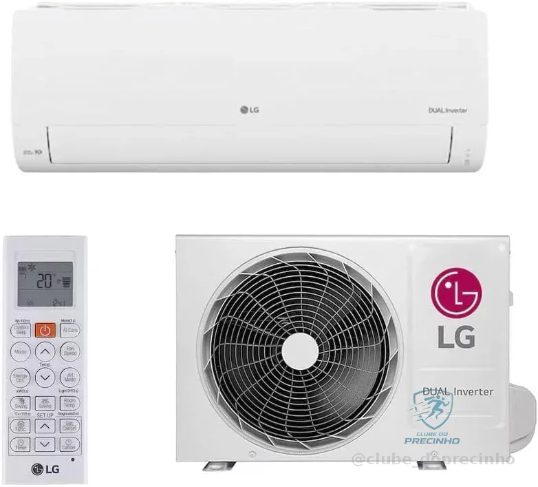 🚀 Ar Condicionado Split Dual Inverter LG Compact AI 9000 BTUs Frio 220V S3-Q09AAQAK