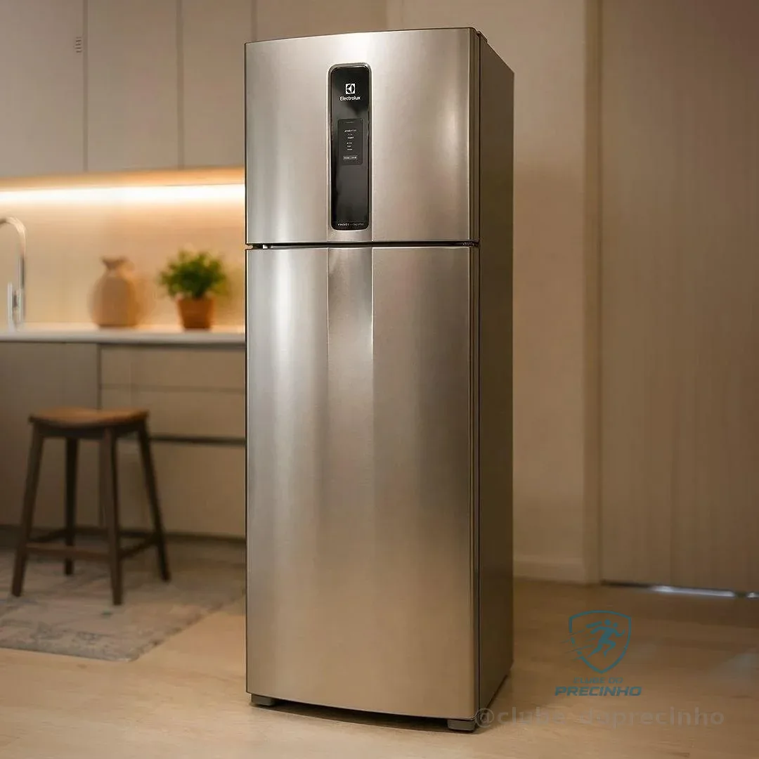 🚀 Geladeira Electrolux Frost Free Inverter 480L Efficient com AutoSense SmartBivolt Duplex (IT70S) - Bivolt (inox)