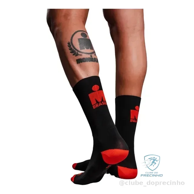 Meia Cano Alto Woom Ironman Unissex I