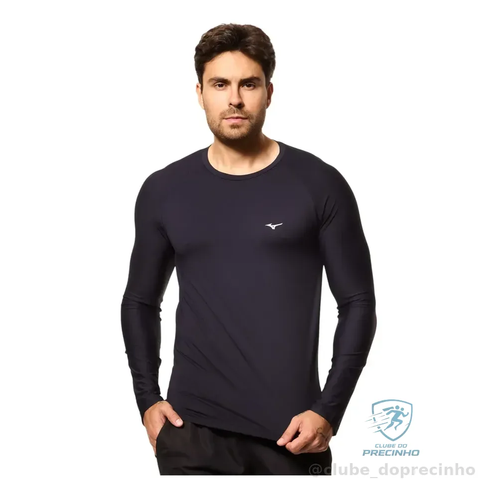 Camiseta Esportiva Masculina Manga Longa Pro Uv +50 Mizuno