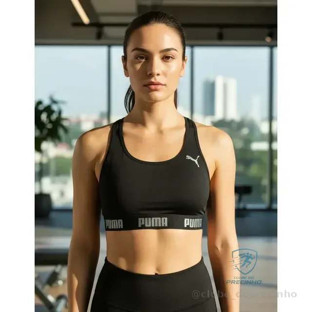 Top Puma Academia Fitness Original Alta Sustentação
