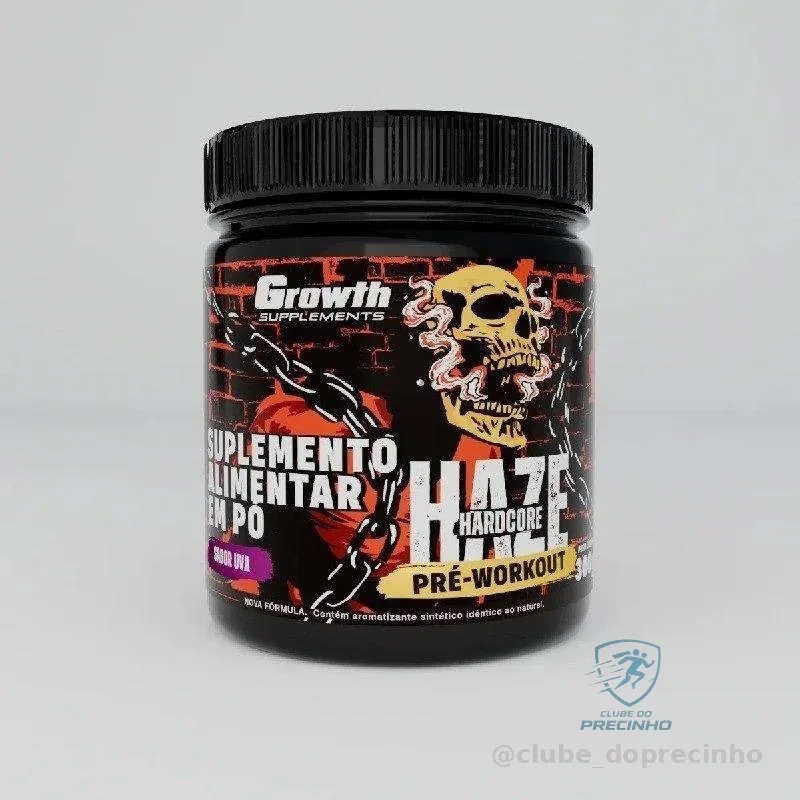 Pré-treino Haze Hardcore 300g Growth Supplements - Uva Mercado Livre