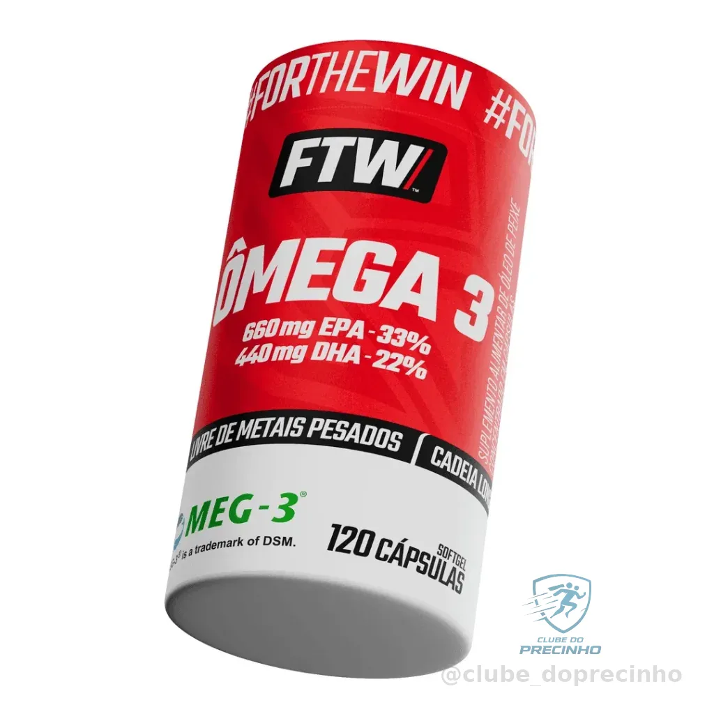 Ômega 3 MEG-3 120 Cápsulas -  660mg EPA e 440mg DHA - FTW Shopee
