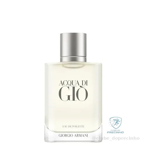 🚀 Armani Beauty, Acqua di Giò Eau de Toilette, 100ml, Giorgio Armani, Perfume Masculino Refilável, Fragrância Cítrica, Aquática e Fresca com Notas de Bergamota, Cedro, Patchouli, Jasmim e Almíscar