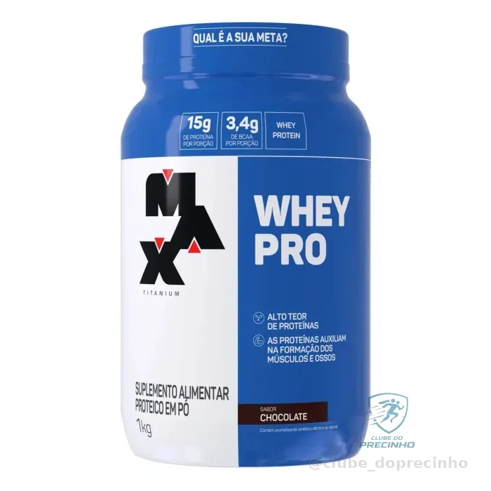 Whey Pro Max Titanium 1kg Chocolate Mercado Livre