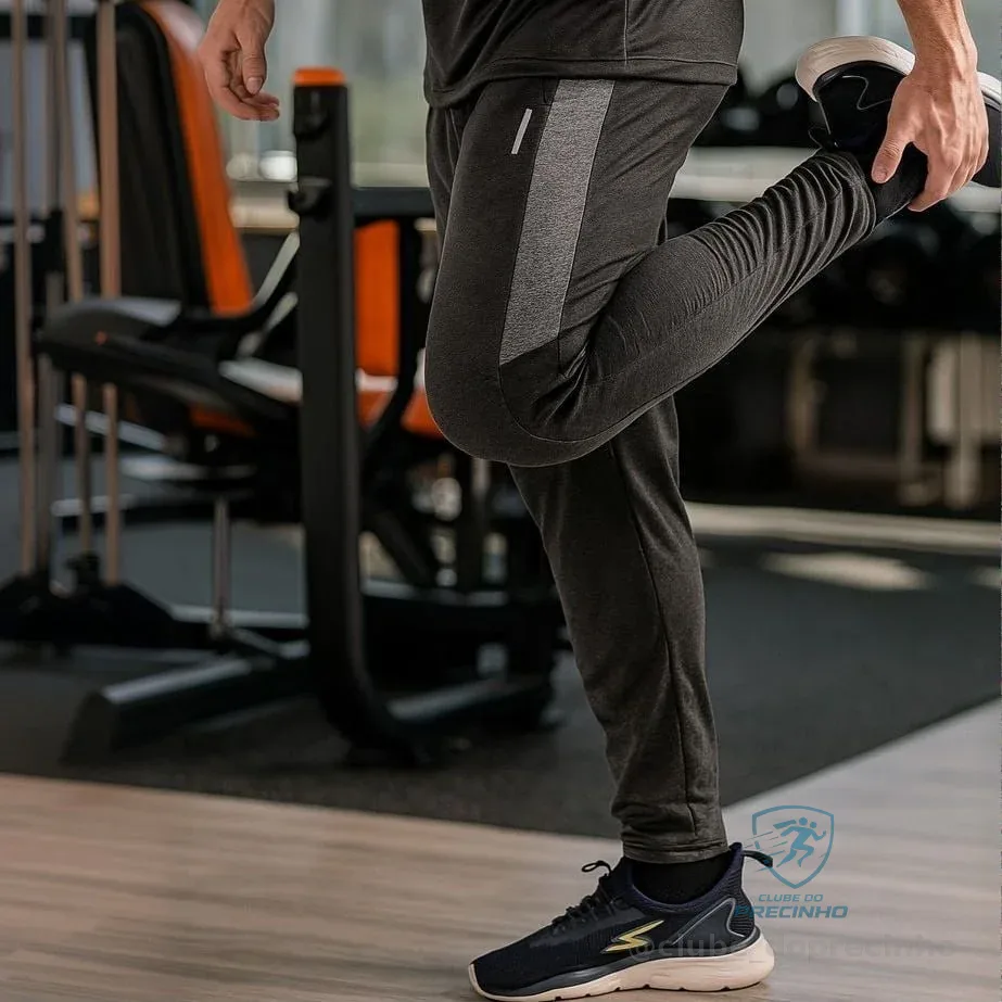 Kit 2 Calças Masculinas Jogger Tactel Com Elastano Academia Mercado Livre