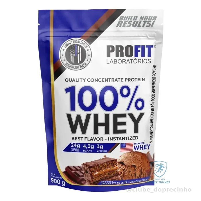 Whey Profit Chocolate 900g Mercado Livre
