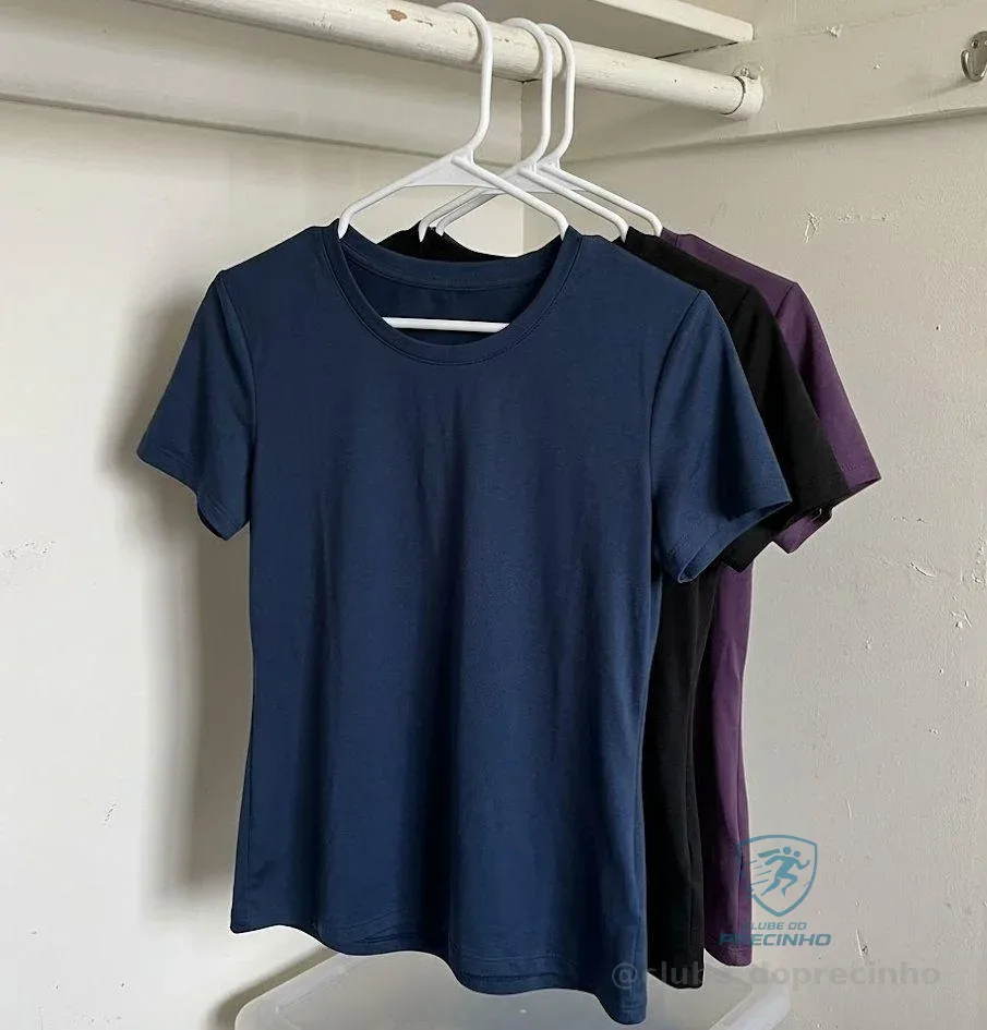 Kit 3 Camiseta Modal T-Shirts Feminina Mercado Livre
