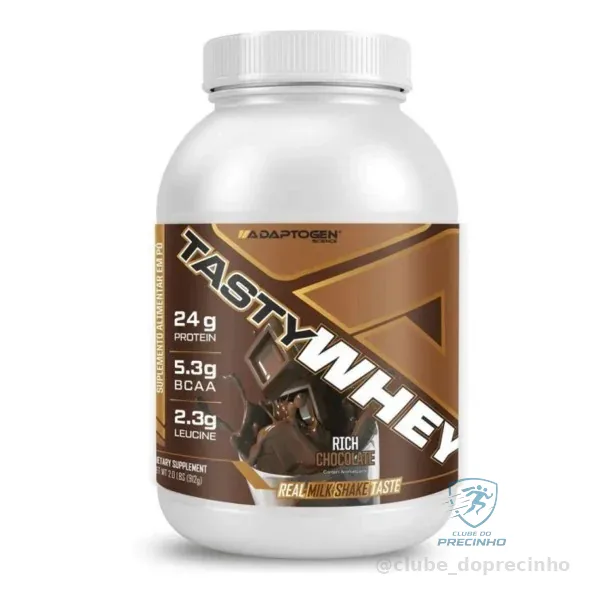 Tasty Whey 3w Chocolate Suíço 900g Mercado Livre