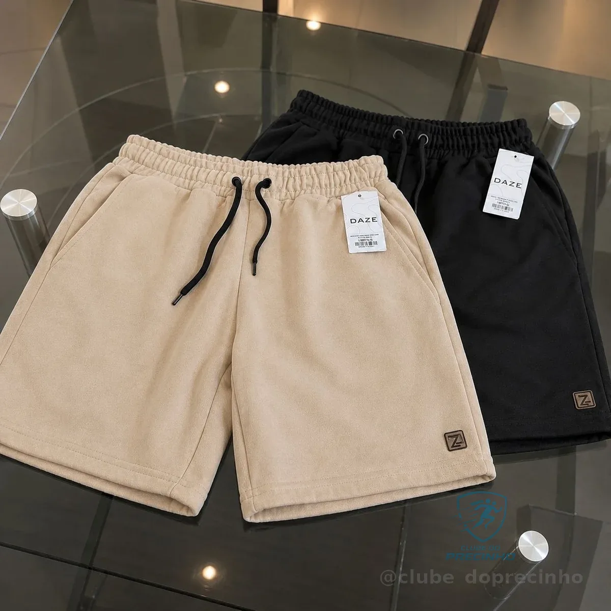 Kit com 2 Bermudas Moletinho Mercado Livre