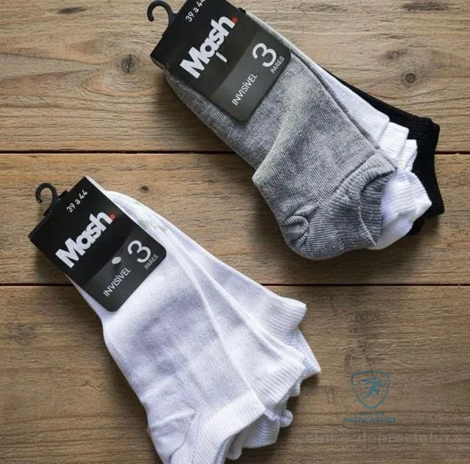 Kit com 10 Pares de Meias Mash Invisível Mercado Livre