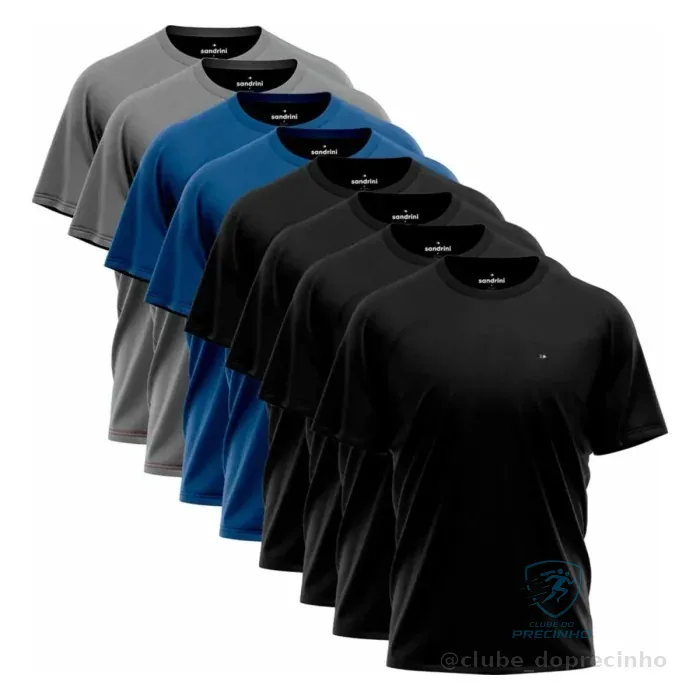 Kit 8 Camisas Sandrini Dry-Fit Mercado Livre