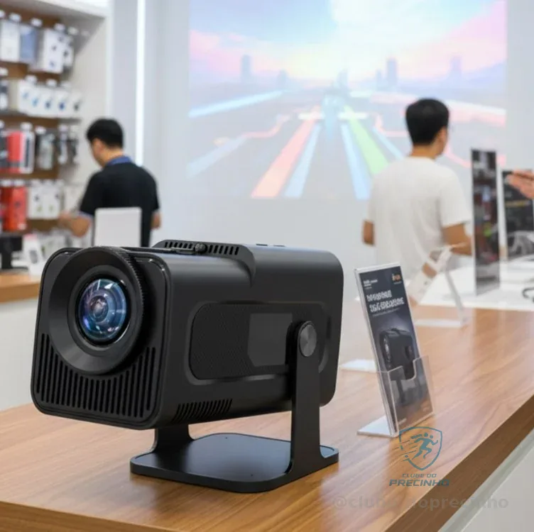 Projetor Vlx Hy320 Mini 4k Wi-fi Preto Bluetooth Android Mercado Livre