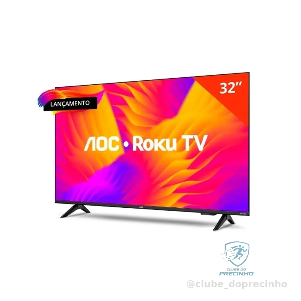 🚀 Smart TV LCD LED 32" AOC 32S5155/78G - Wi-Fi, HD, Quad Core, Dolby Áudio, 60 Hz
