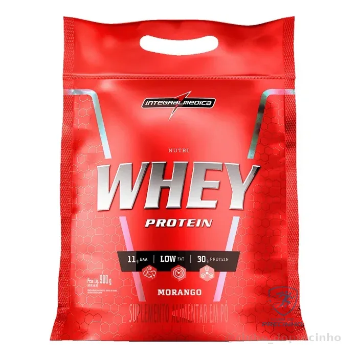 Nutri Whey Morango 900g Mercado Livre