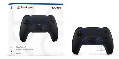 Controle Joystick Sem Fio Sony Playstation 5 Dualsense Midnight Black Preto