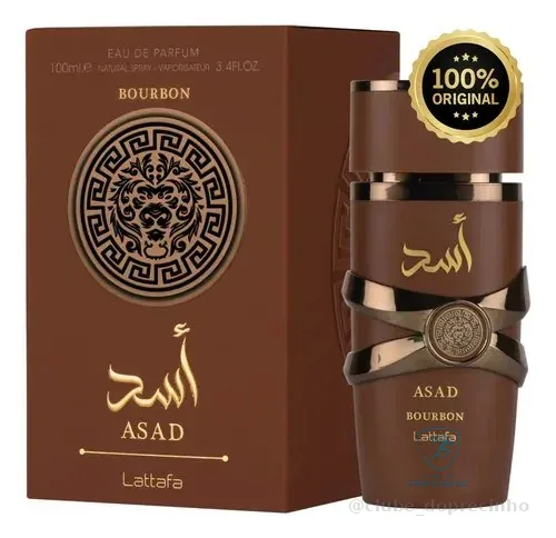 Perfume Árabe Asad Bourbon Lattafa 100ml Masculino