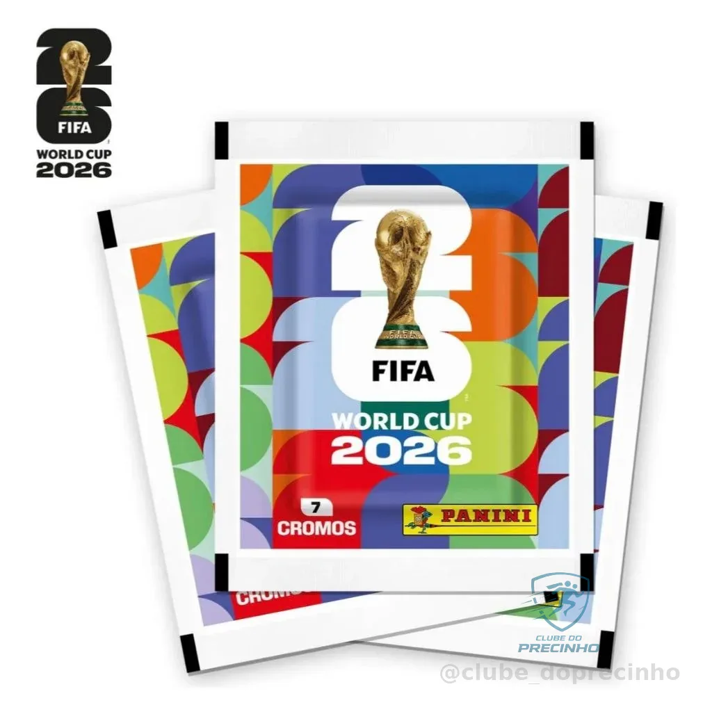 Kit C/ 100 Envelopes (700 Cromos) - Copa Do Mundo 2026