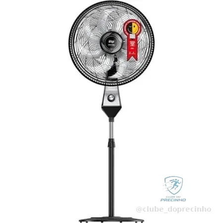 Ventilador de Coluna 180W 50 cm 8 Pás Silencioso e Econômico com Tecnologia Silent Flow WAP FLOW TURBO