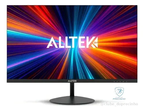 Monitor Alltek De 21,5 Full Hd Painel Va, 100 Hz, 5ms Cor Pr Preto