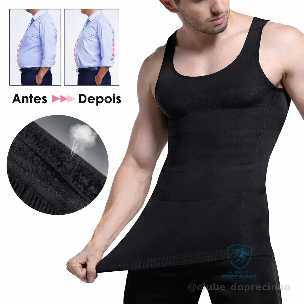 Cinta Modeladora Masculina Postural para Compressão e Postura