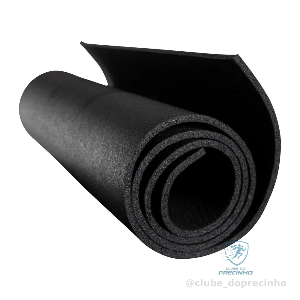 Tapete de Ioga e Pilates Preto