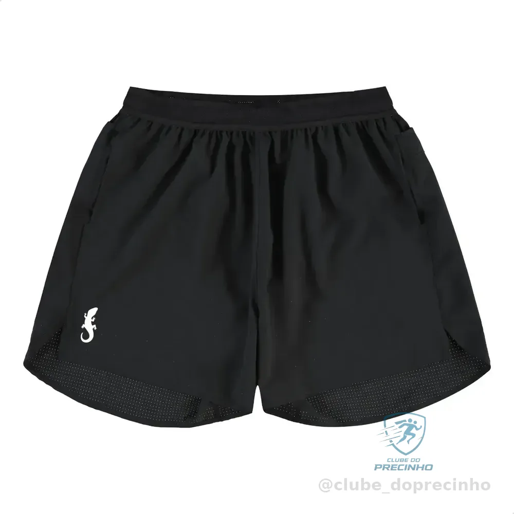 Shorts Dry Fit Com Cueca Black Preto M