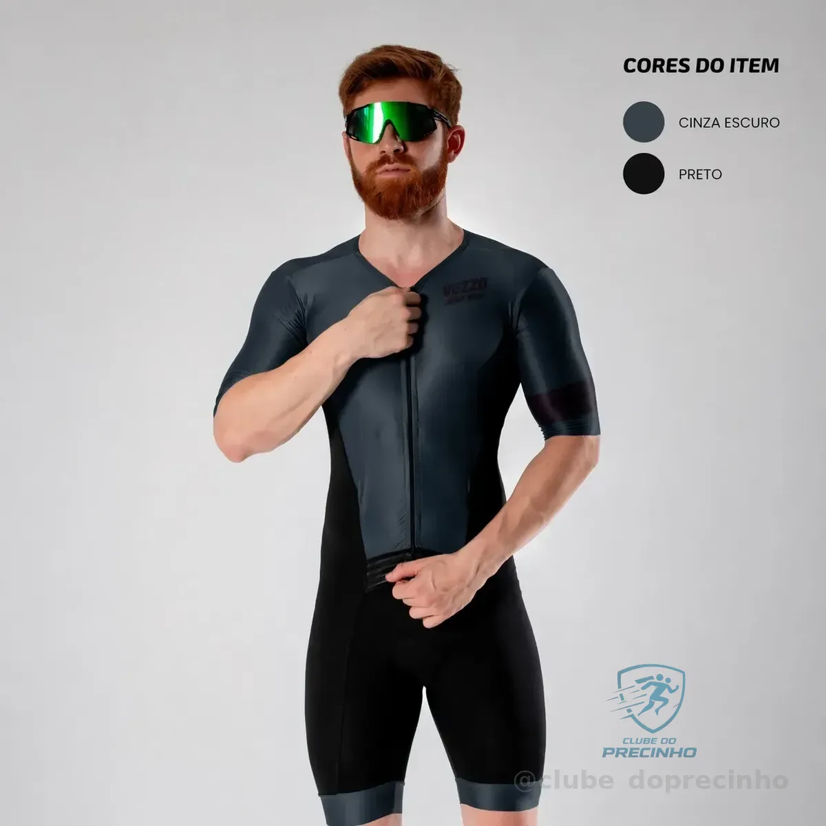 Macaquinho Vezzo Triathlon Bike Ciclismo Performance Unissex - 4 Cores