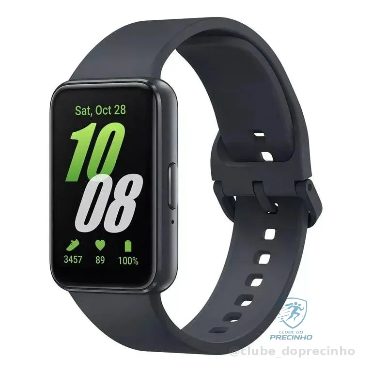 Smartwatch Samsung Galaxy Fit3 Display 1.6 Grafite Liso Grafit
