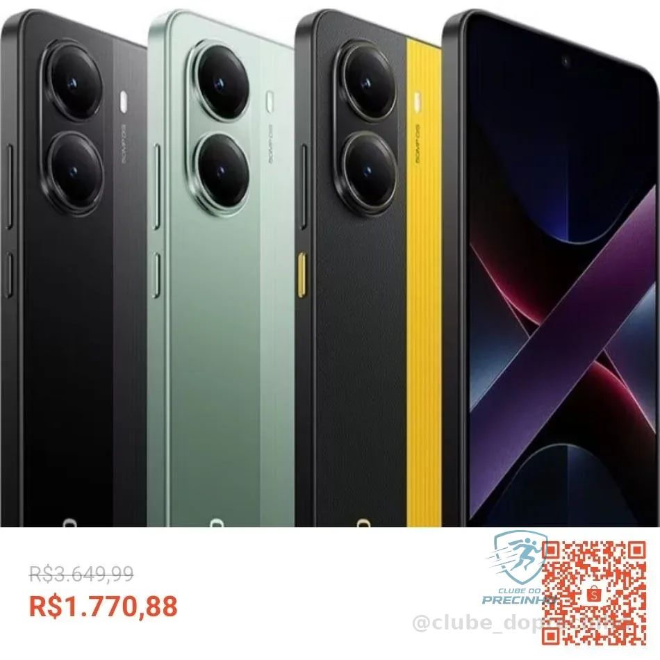 Xiaomi Poco X7 Pro 512GB / 256GB +12 Ram 5GB Versão Global NFC Original Lacrado e Envio Imediato ADS