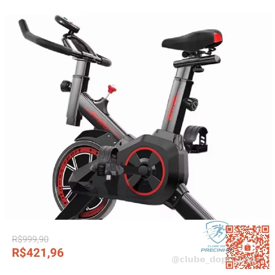Bicicleta Ergométrica Spinning Fitness Academia 120kg Alta Perfomance Profissional