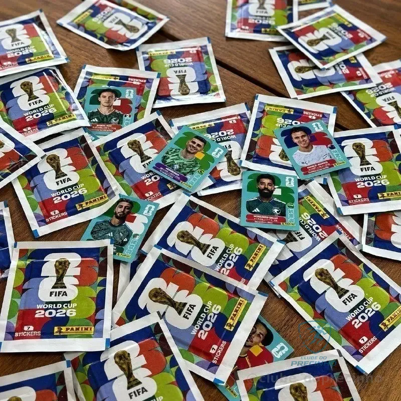 Kit 100 Envelopes de Figurinhas Panini Copa do Mundo 2026 Fifa World Cup Totalizando 700 Figurinhas