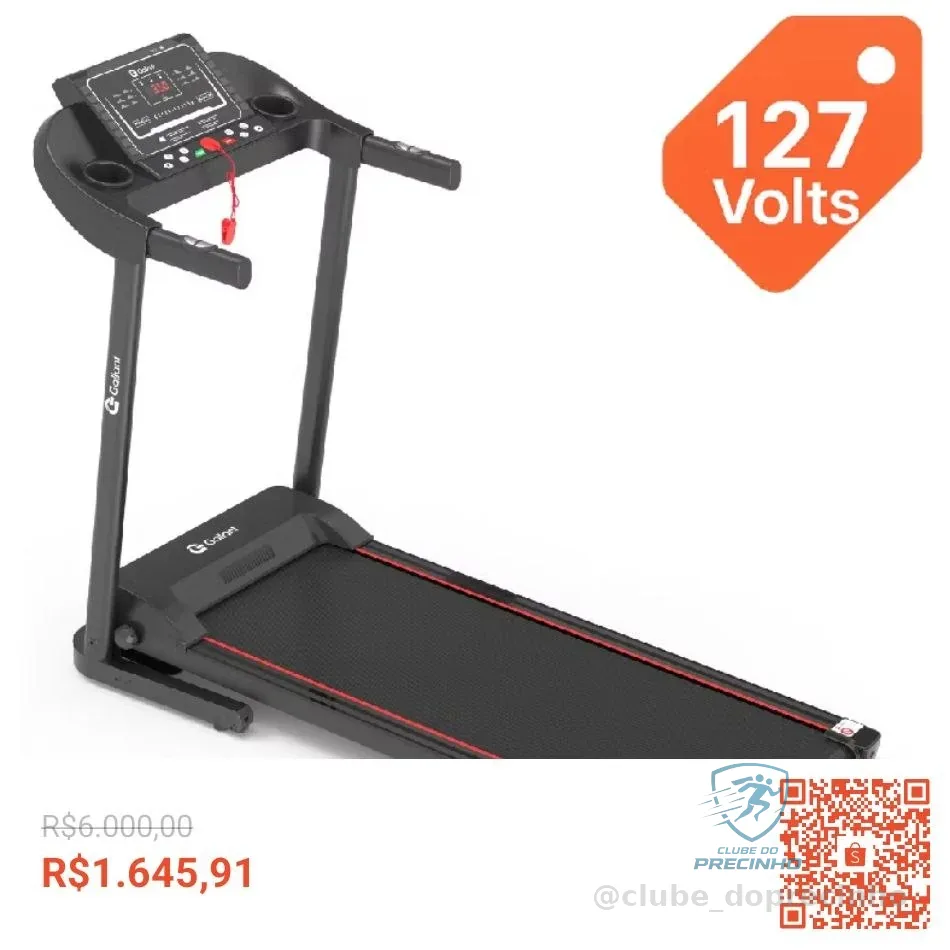 Esteira Ergométrica Elétrica Gallant Trainer 12.8Km/h 110Kg 2.0hp 127V (GEE11M20A-127PT)