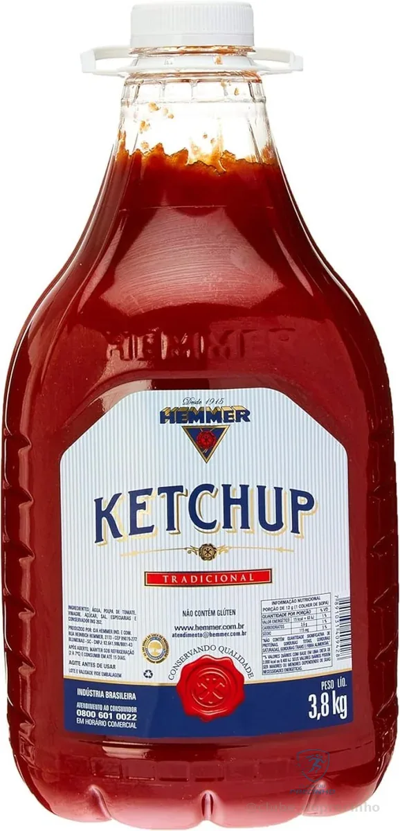 Ketchup Tradicional Hemmer Galão 3,8kg