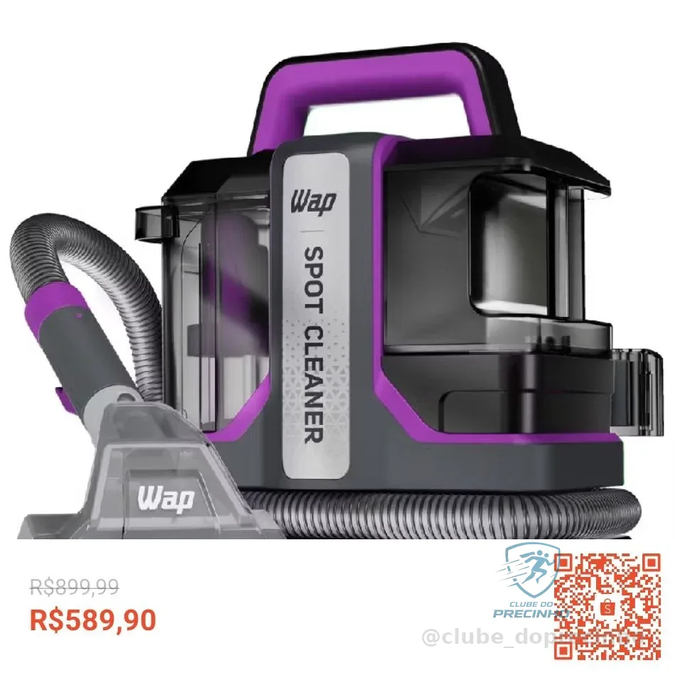 Extratora Higienizadora Portátil Borrifa Esfrega e Extrai Sujeira Colchão Sofá W3 1450W Wap