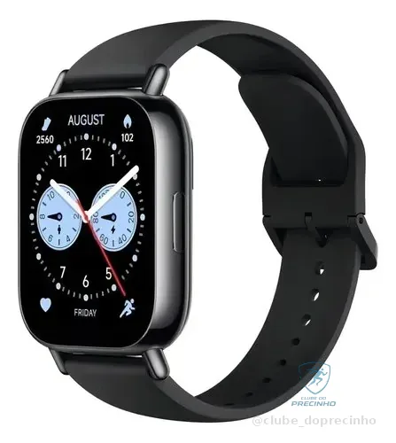 Smartwatch Redmi Watch 5 Lite Tela Amoled 1,96 Gps Bluetooth Black Preto