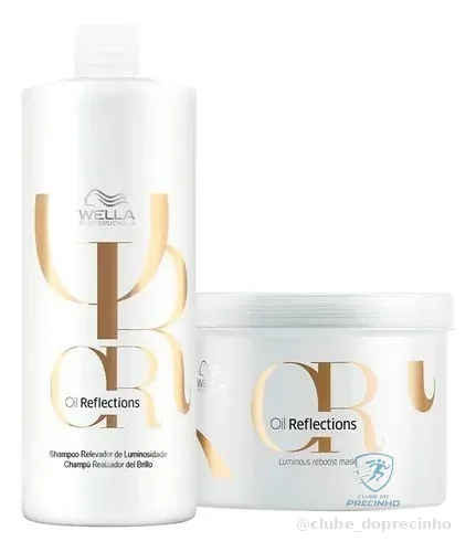 Kit Wella Professionals Oil Reflections Shampoo E Máscara