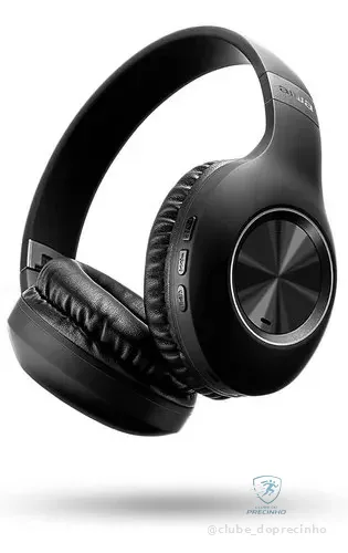 Fone De Ouvido Headphone Aiwa Hp-02-b Bluetooth Anc Alta Definição Preto
