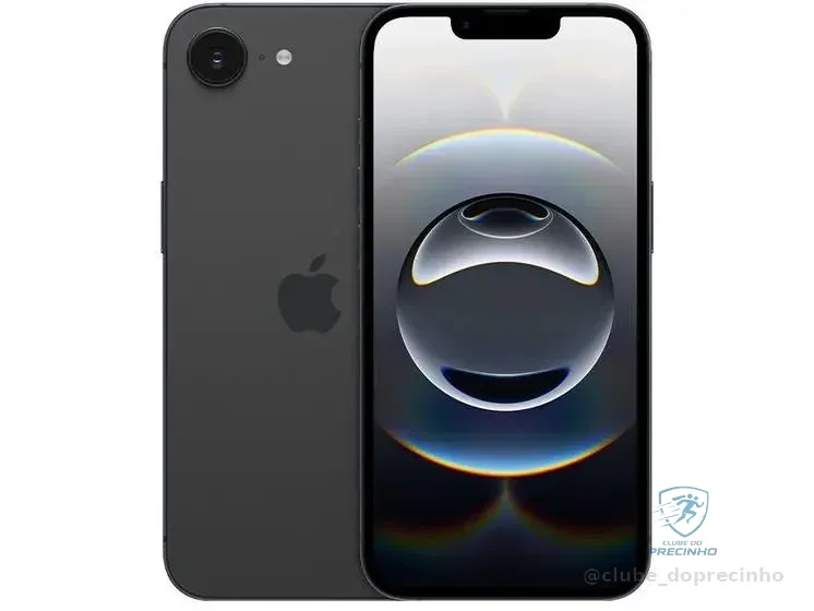 Apple Iphone 16E 256GB Preto 61 48Mp Ios 5GB
