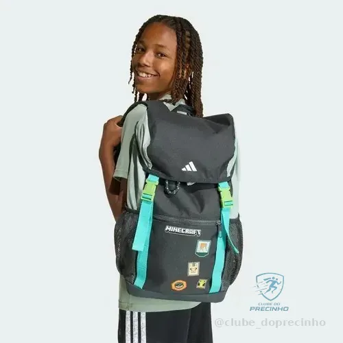 Mochila Minecraft adidas Cinza / Carbon / Wonder Sage Liso