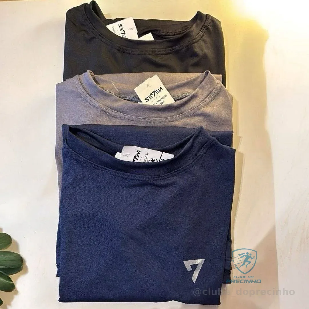 Kit 3 Camisetas Térmicas Segunda Pele Camisa Uv50 Mercado Livre