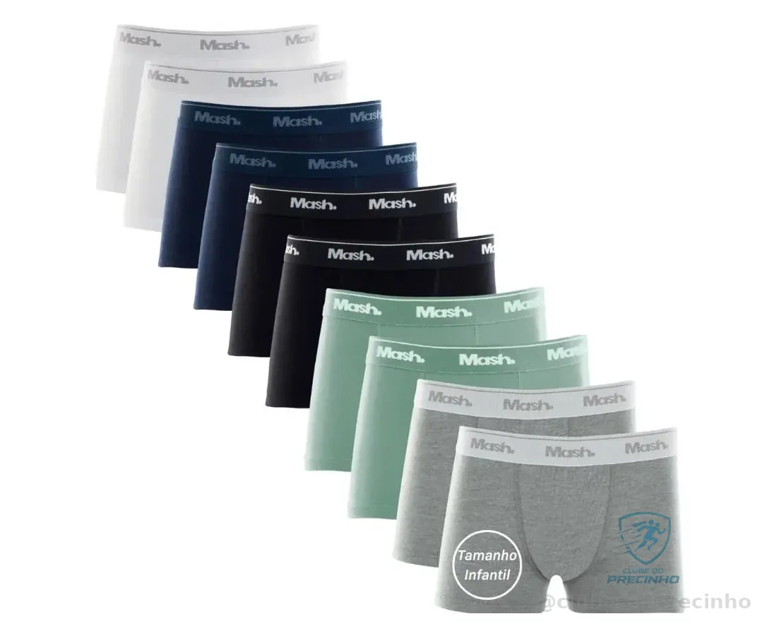 Kit 10 Cuecas Boxer Mash (M e GG) Mercado Livre