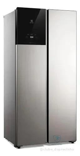 Geladeira Electrolux Frost Free 431l Bivolt Inox (es40s) Cinza 127/220v