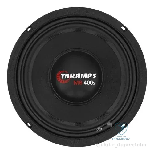 Alto-falante Woofer Taramps Mb 400s 200w Rms De 6  Para Som Automotivo Preto