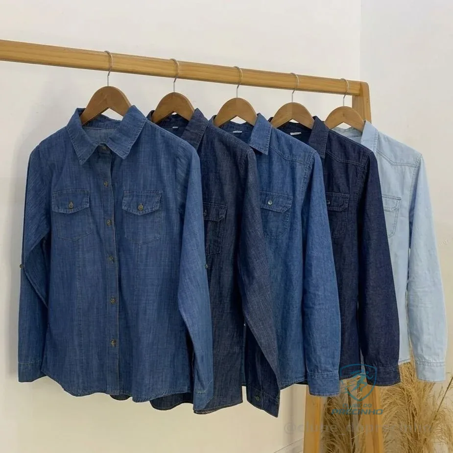 Kit 2 Camisas Jeans Slim Social Mercado Livre