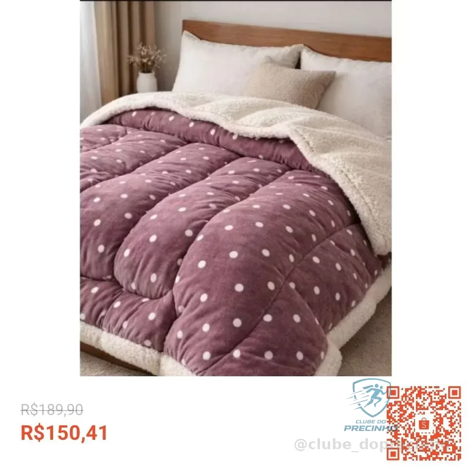 Coberdrom Queen Fofão 2,40x2,20 Extra Macio e Quentinho – Conforto para o Inverno
